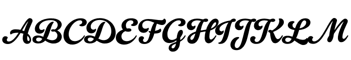 Gelato Luxe Regular Font UPPERCASE