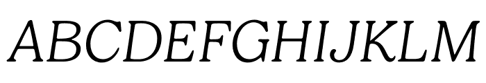 Gelica ExtraLight Italic Font UPPERCASE