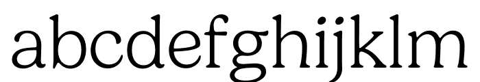 Gelica ExtraLight Font LOWERCASE