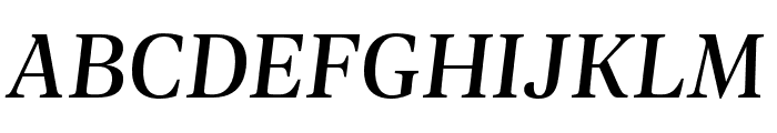 Geller Headline Medium Italic Font UPPERCASE