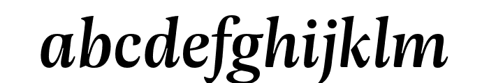 Geller Headline Medium Italic Font LOWERCASE