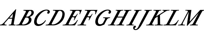 Geographica Italic Font UPPERCASE