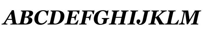 Georgia Pro Cond Bold Italic Font UPPERCASE