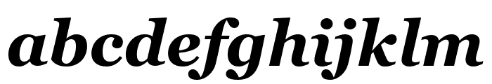 Georgia Pro Cond Bold Italic Font LOWERCASE