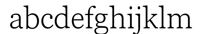 Georgia Pro Cond Light Font LOWERCASE