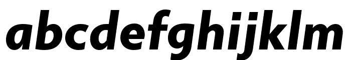 Gibbs Black Italic Font LOWERCASE