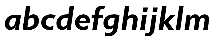 Gibbs Bold Italic Font LOWERCASE