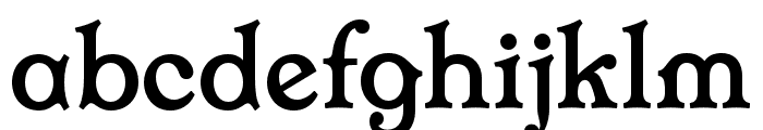 Gil Modern Regular Font LOWERCASE