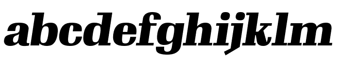 Gimlet Display Compressed Black Italic Font LOWERCASE