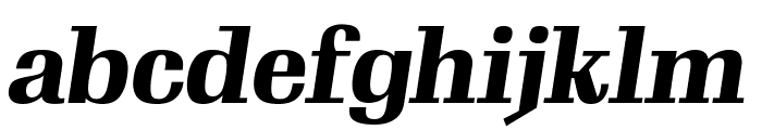 Gimlet Display Compressed Bold Italic Font LOWERCASE