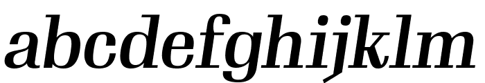 Gimlet Display Compressed Medium Italic Font LOWERCASE