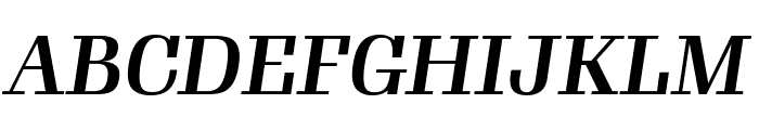 Gimlet Display Condensed Medium Italic Font UPPERCASE