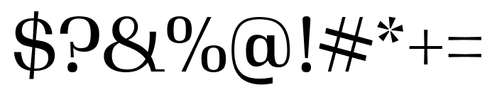 Gimlet Display Condensed Regular Font OTHER CHARS
