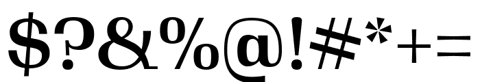 Gimlet Display Medium Font OTHER CHARS