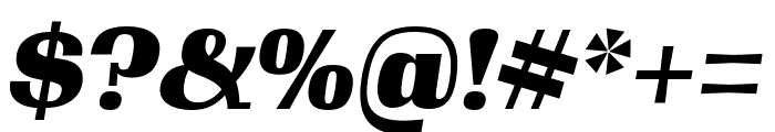 Gimlet Display Narrow Black Italic Font OTHER CHARS