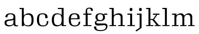 Gimlet Micro Condensed Light Font LOWERCASE