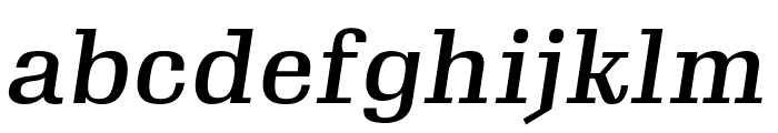 Gimlet Micro Condensed Medium Italic Font LOWERCASE