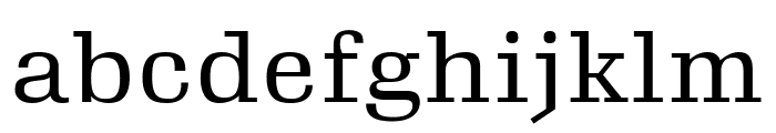 Gimlet Micro Condensed Regular Font LOWERCASE