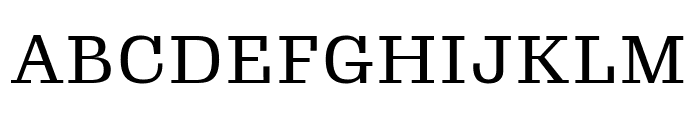 Gimlet Micro Narrow Regular Font UPPERCASE