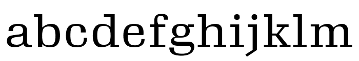 Gimlet Micro Narrow Regular Font LOWERCASE