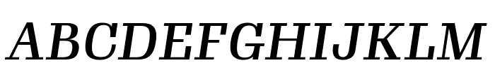 Gimlet Text Medium Italic Font UPPERCASE