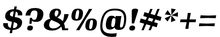 Gimlet Text Narrow Black Italic Font OTHER CHARS
