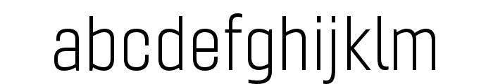 Gineso Cond Light Font LOWERCASE