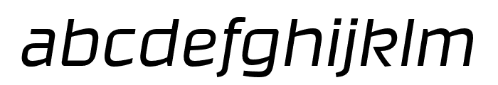 Ginger Pro Light Italic Font LOWERCASE