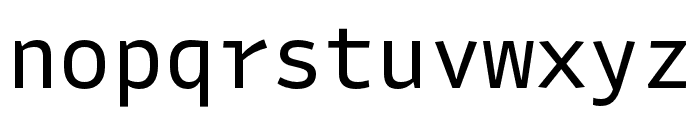 Gintronic Regular Font LOWERCASE