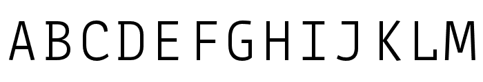 Gintronic Thin Font UPPERCASE