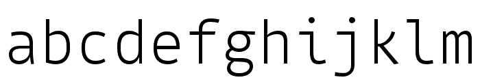 Gintronic Thin Font LOWERCASE