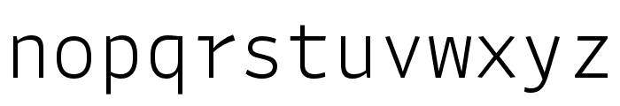 Gintronic Thin Font LOWERCASE