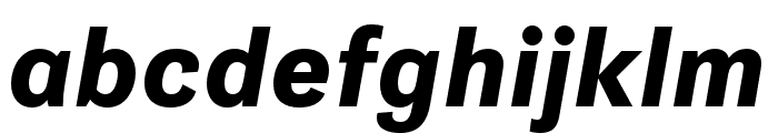 Gira Sans Bold Italic Font LOWERCASE