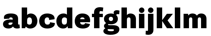 Gira Sans ExtraBold Font LOWERCASE