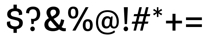 Gira Sans Regular Font OTHER CHARS