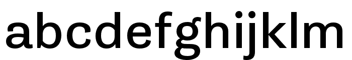 Gira Sans Regular Font LOWERCASE