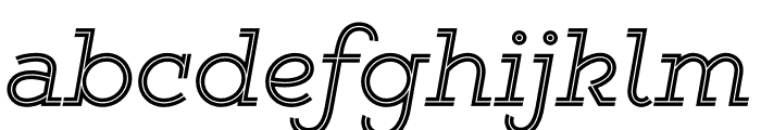 Gist Regular Font LOWERCASE