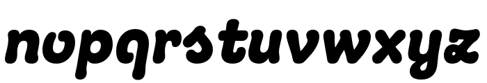 Giulia Plain Bold Italic Font LOWERCASE