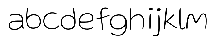 Gluten Variable Thin Font LOWERCASE