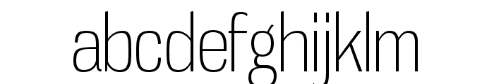 Gnuolane ExtraLight Font LOWERCASE