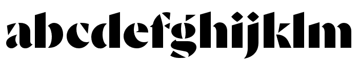 Goldich ExtraBold Font LOWERCASE