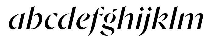 Goldich Italic Font LOWERCASE