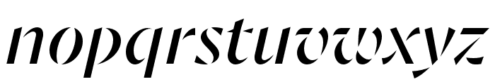 Goldich Italic Font LOWERCASE