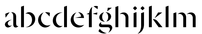 Goldich Regular Font LOWERCASE