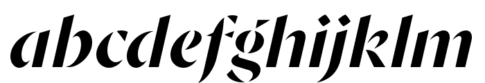 Goldich SemiBold Italic Font LOWERCASE