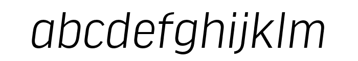 Good Headline Pro Cond Light Italic Font LOWERCASE
