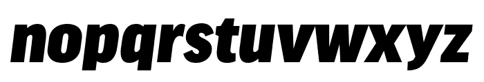 Good Headline Pro Extd Ultra Italic Font LOWERCASE