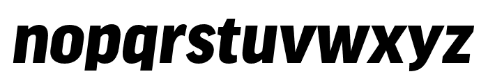 Good Headline Pro Wide Black Italic Font LOWERCASE