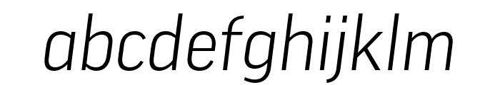 Good Pro Comp Light Italic Font LOWERCASE