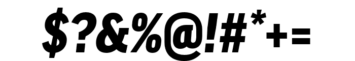 Good Pro XCond Black Italic Font OTHER CHARS